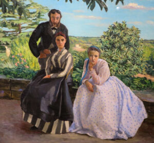 Frédéric Bazille, Réunion de famille, détail (1867)