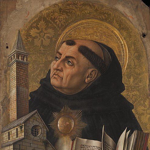 Saint-Thomas d'Aquin, par Carlo Crivelli (1435–1495)