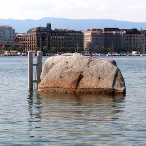 Les pierres du Niton à Genève (Photo de Romano1246)