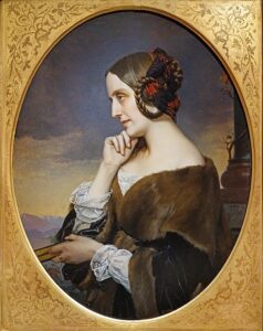 Henri Lehmann, Marie de Flavigny, comtesse d'Agoult