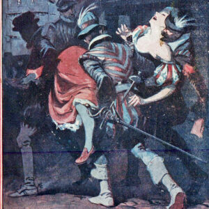 Fiorinda la Belle, Couverture du roman, auteur inconnu, vers 1920.