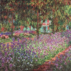 Claude Monet - Le jardin à Giverny (1900)