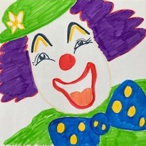 Clown (dessin d'Isabelle)