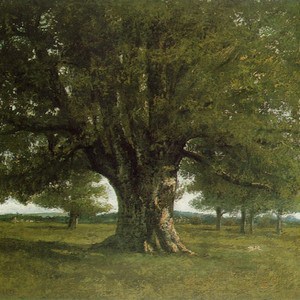Gustave Courbet - Le chene de Flagey