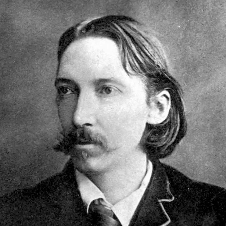 Robert Louis Stevenson à 39 ans. Photographié par J. Patrick